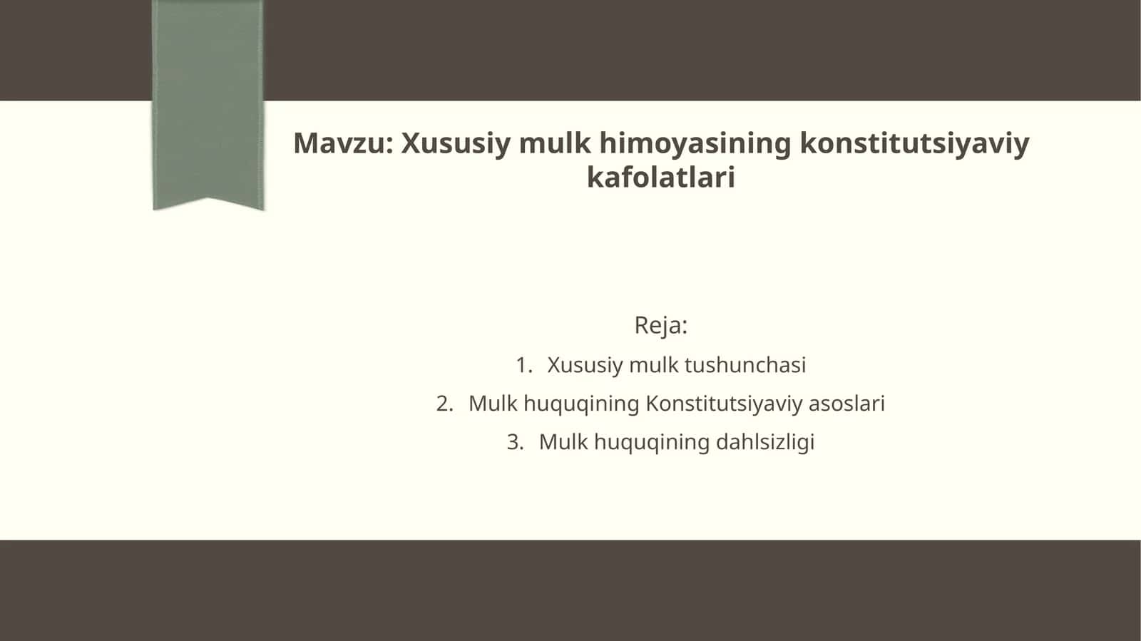 Xususiymulkhimoyasiningkonstitutsiyaviykafolatlari 1