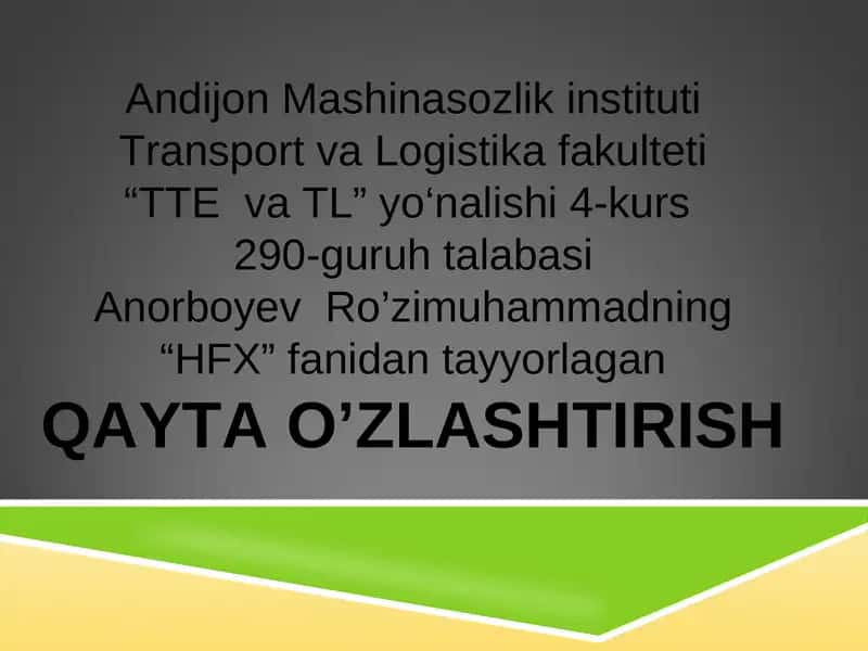 BIRINCHI TIBBIY YORDAM KO'RSATISH OMILLAR 1