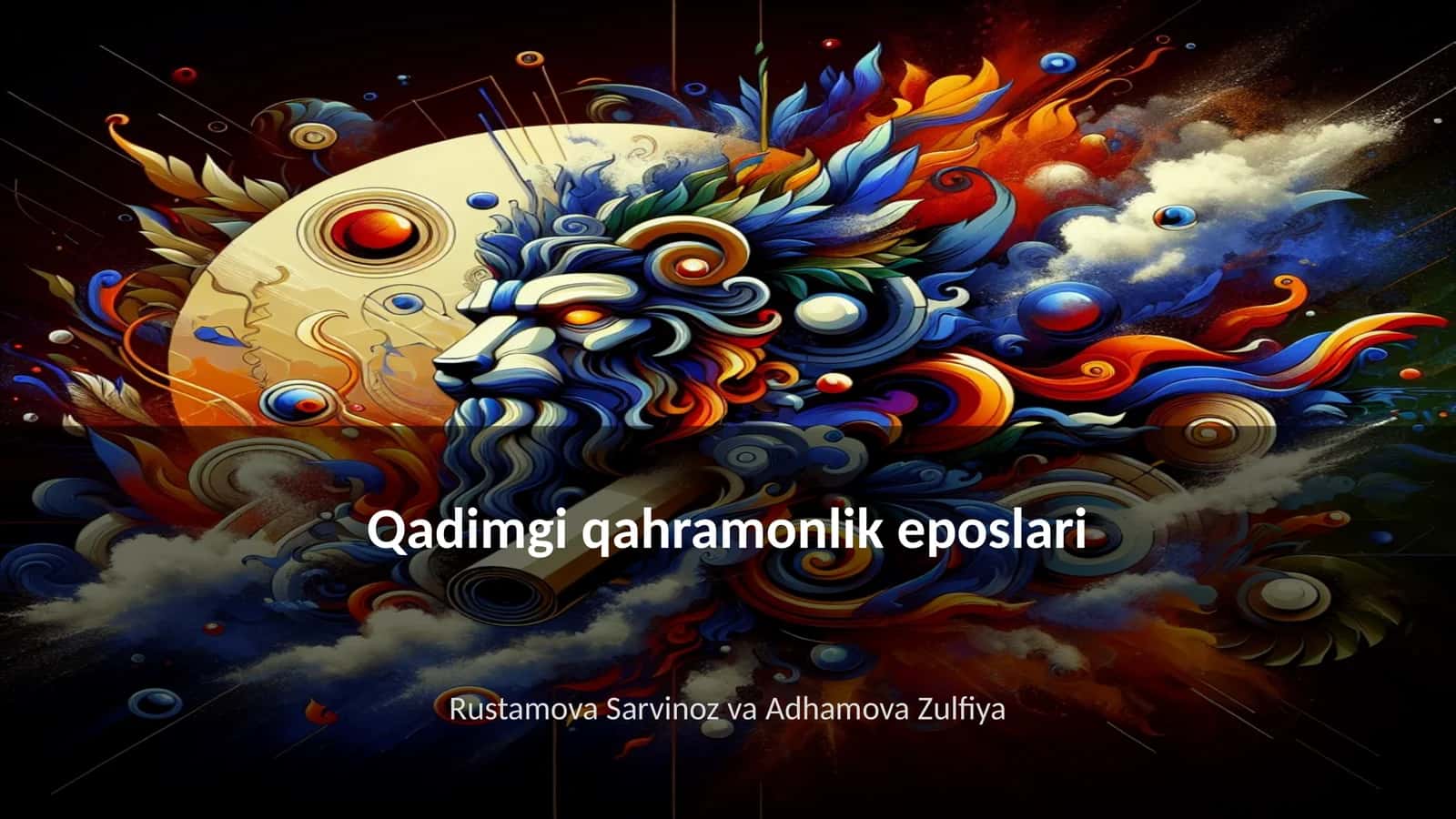 Qadimgi qahramonlik eposlari 1