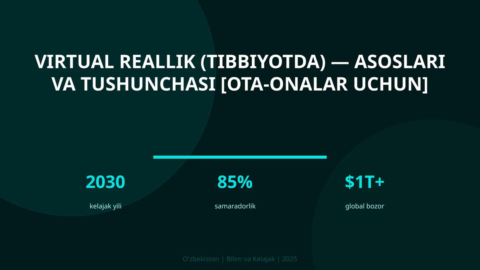 Virtual reallik (tibbiyotda) — asoslari va tushunchasi [ota-onalar uchun] 1