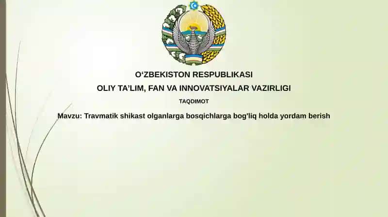 Travmatik jarohatlar bosqichlari