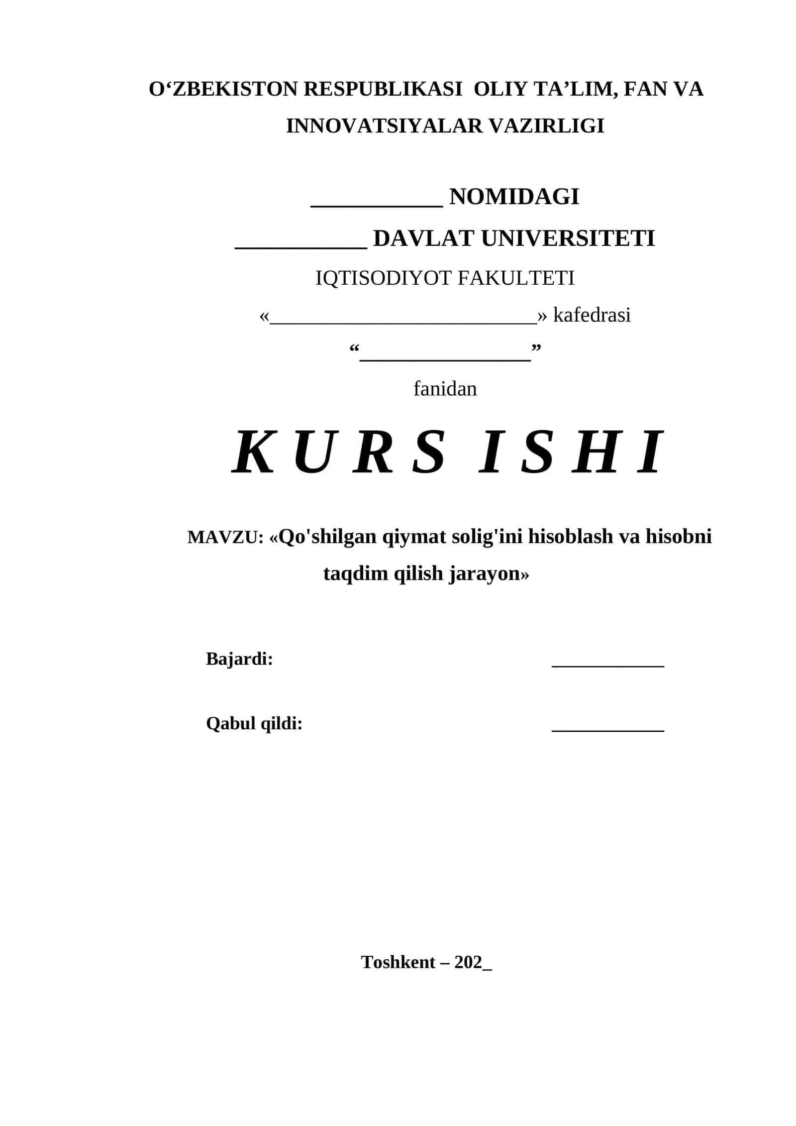 Qo'shilgan qiymat solig'ini hisoblash va hisobni taqdim qilish jarayoni 1