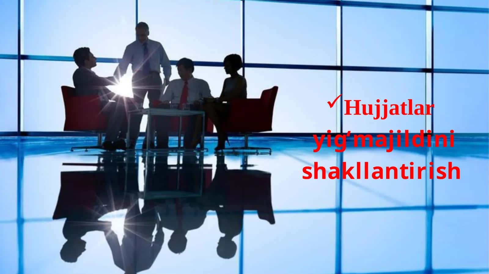 Hujjatlaryig‘majildini shakllantirish 1