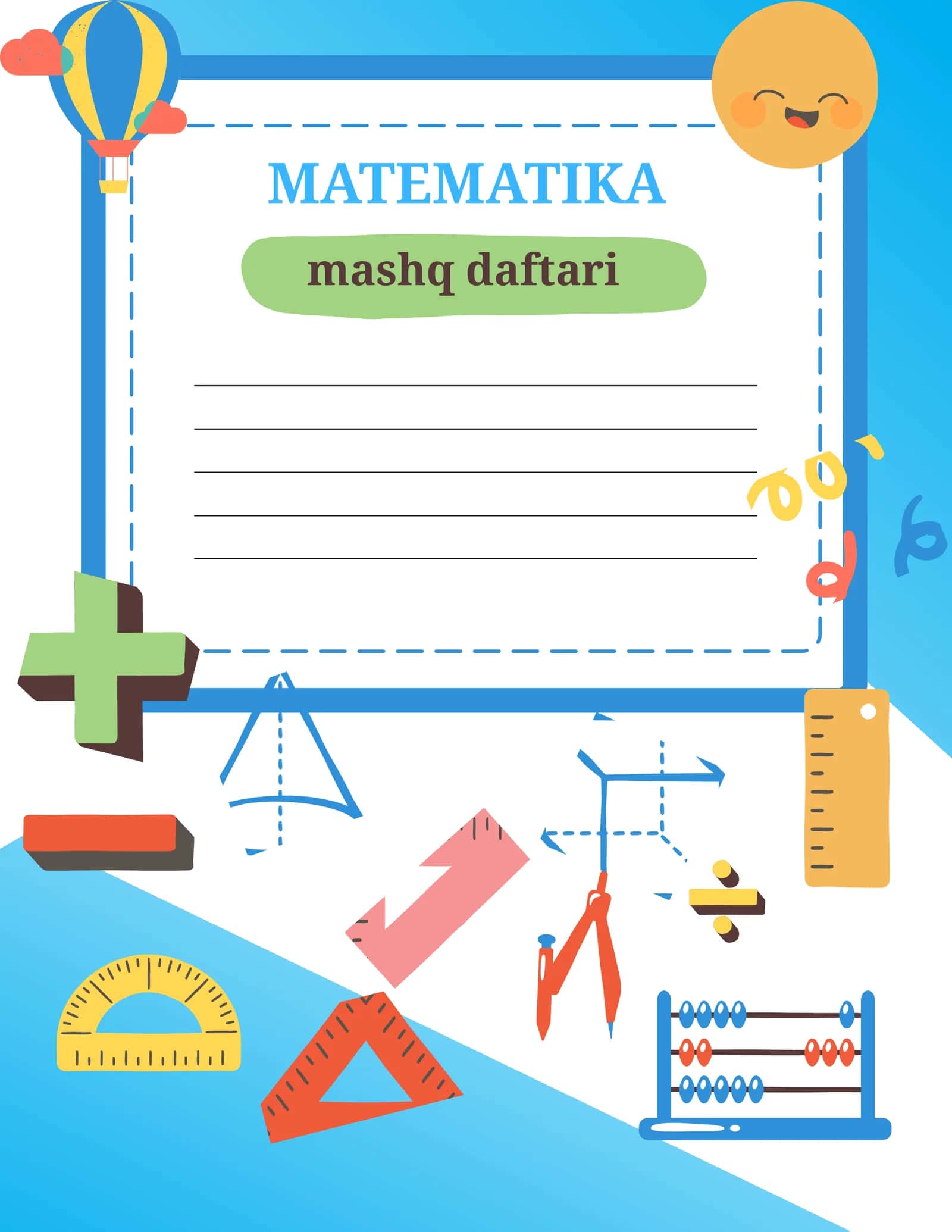 6-SINF MATEMATIKA: MAVZULASHTIRILGAN TOPSHIRIQLAR DAFTARI, YANGI DARSLIK ASOSIDA 1