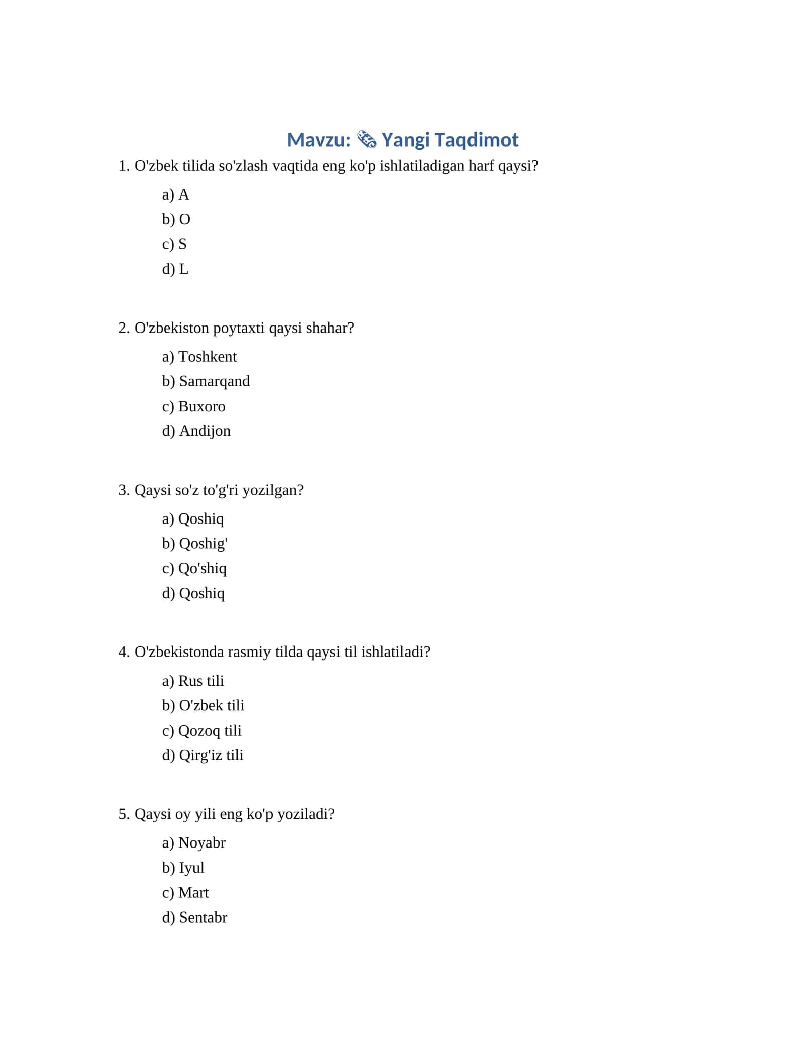 Yangi Taqdimot 1