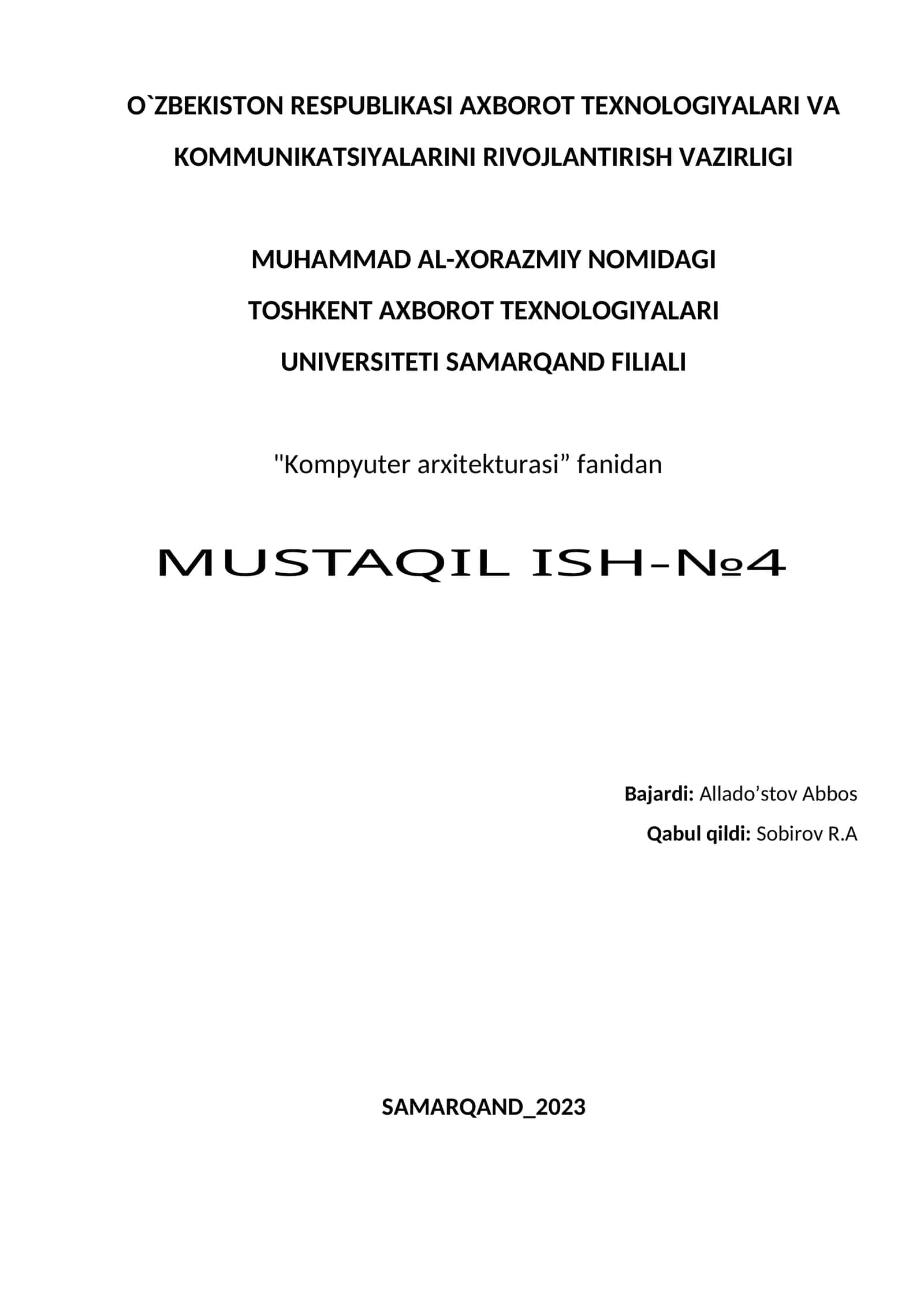 Multimedia protsessorlari va ularning asosiy xususiyatlari 1