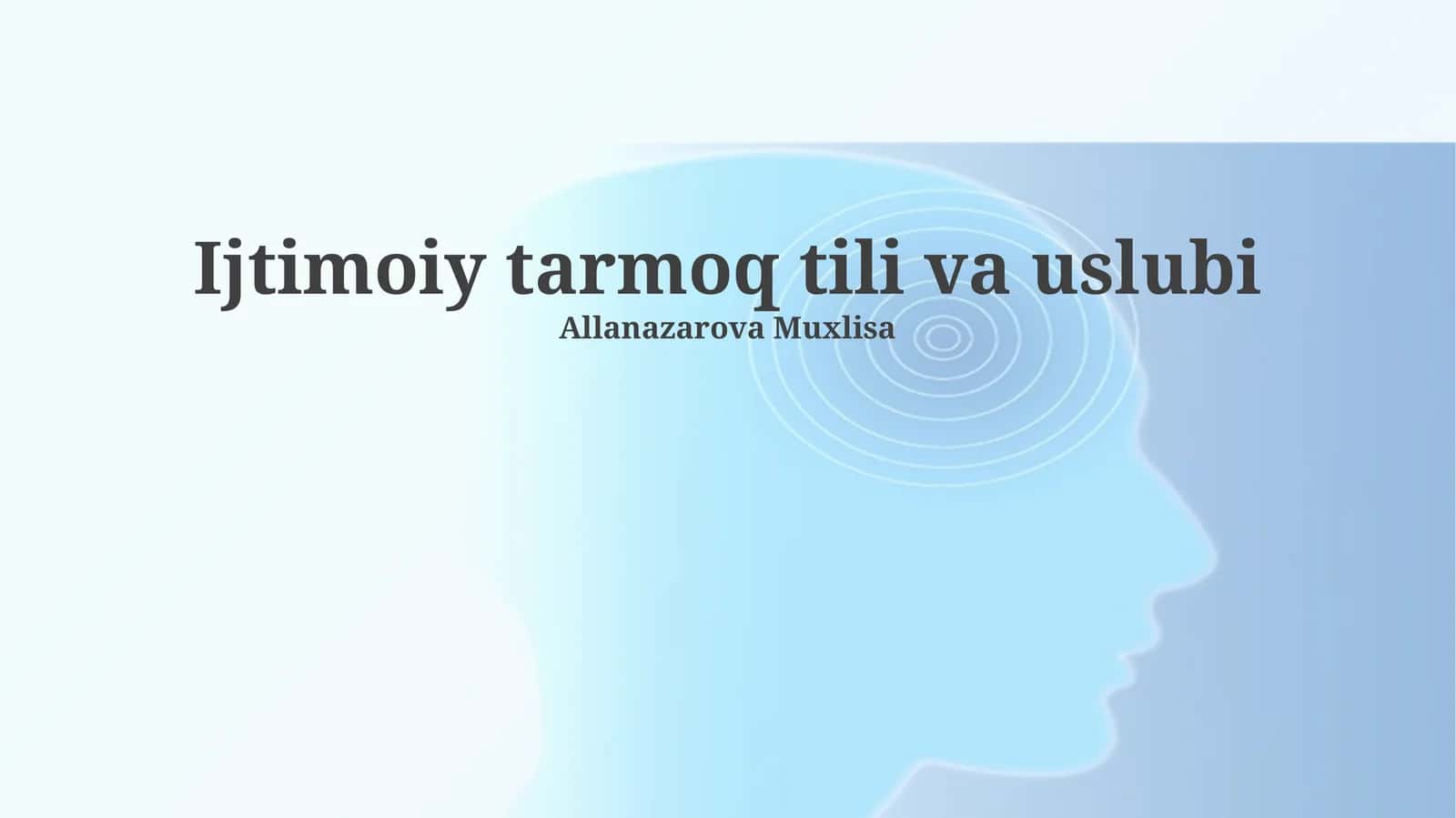 Ijtimoiy tarmoq tili va uslubi 1