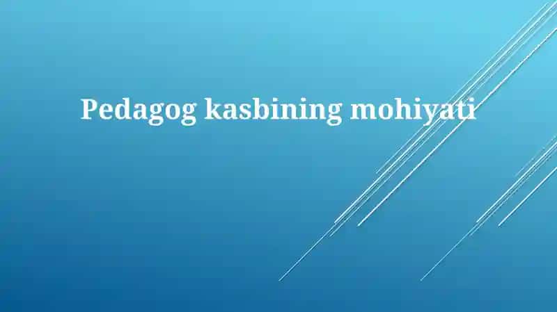 Pedagogkasbiningmohiyati 1