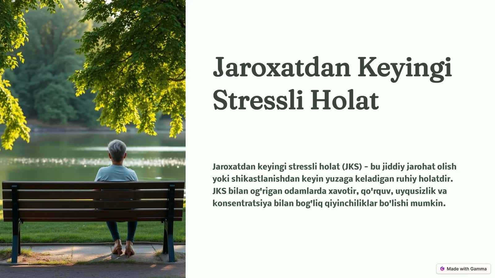 Jaroxatdan Keyingi Stressli Holat 1