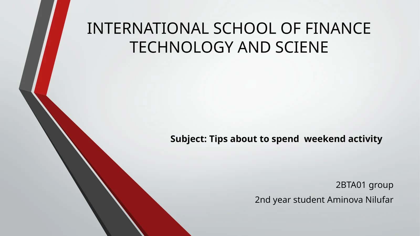 Tips about to spend weekend activity 1