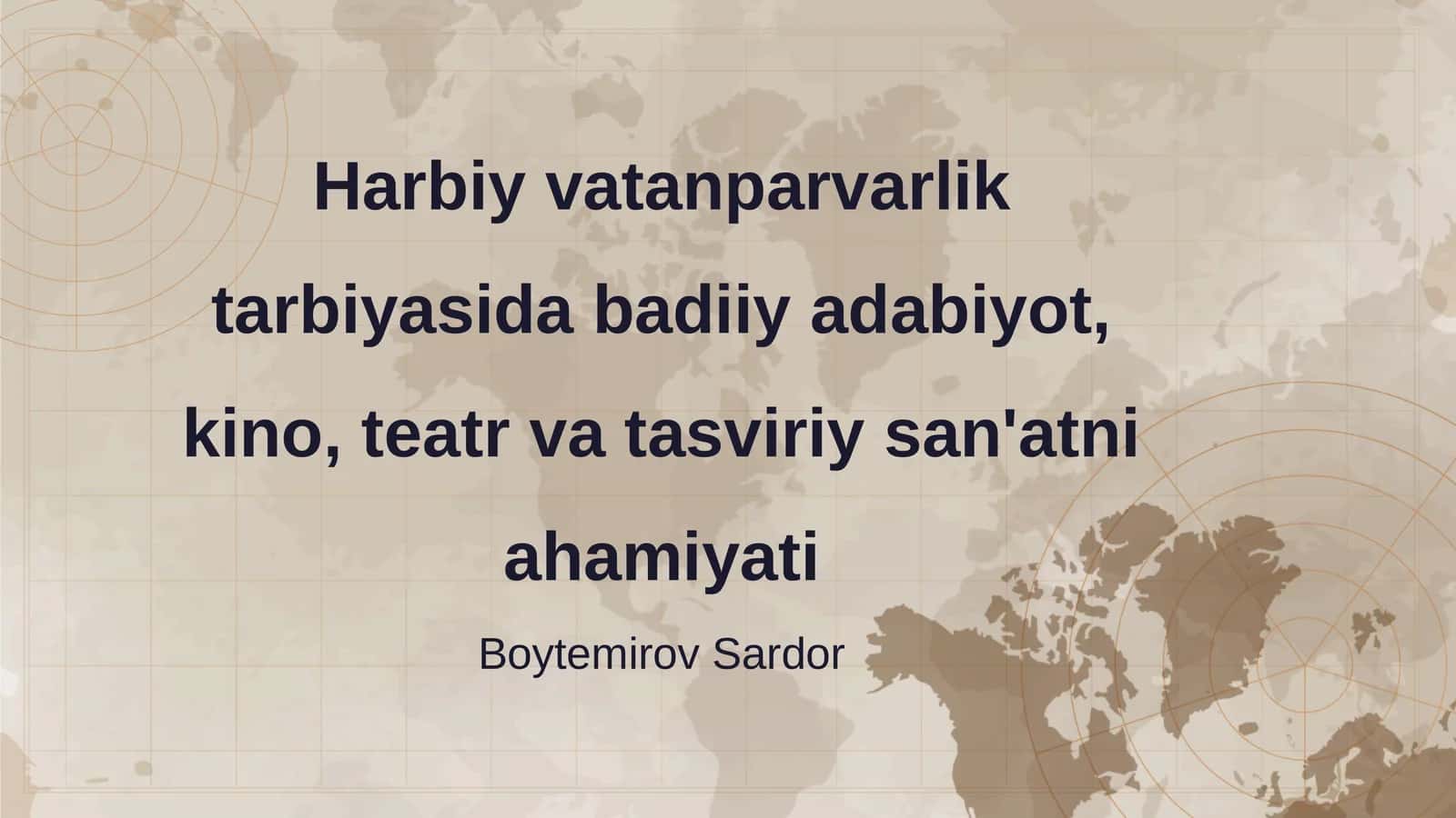 Boytemirov Sardor 1