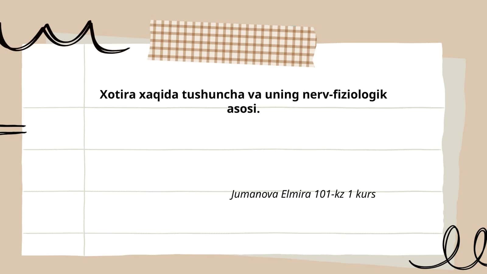 Xotira tushunchasi 1