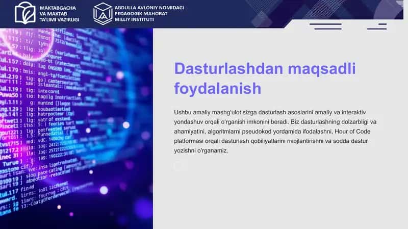 Dasturlashdan-maqsadli-foydalanish 1