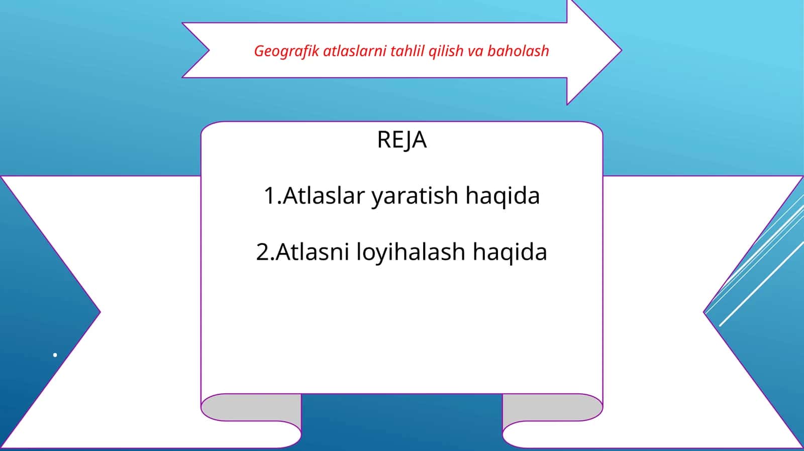Атласлар ҳақида 1