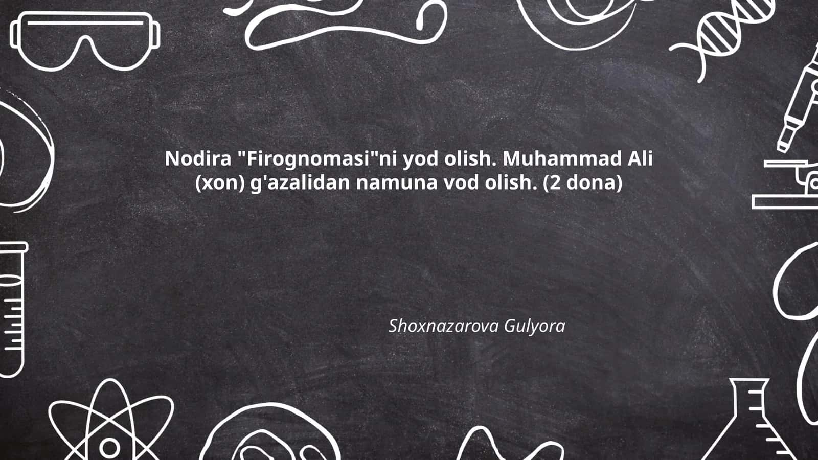 Nodira "Firognomasi" 1