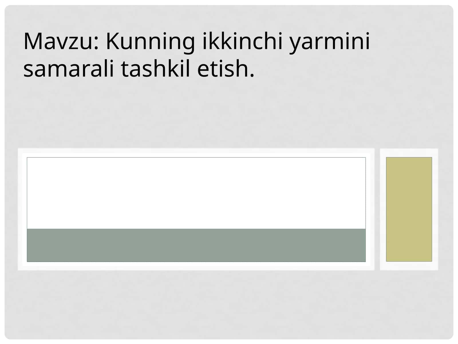 Kunningikkinchiyarmini samaralitashkiletish 1