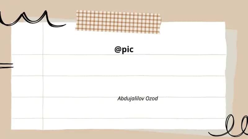 @pic formatlari va ularning farqlari 1