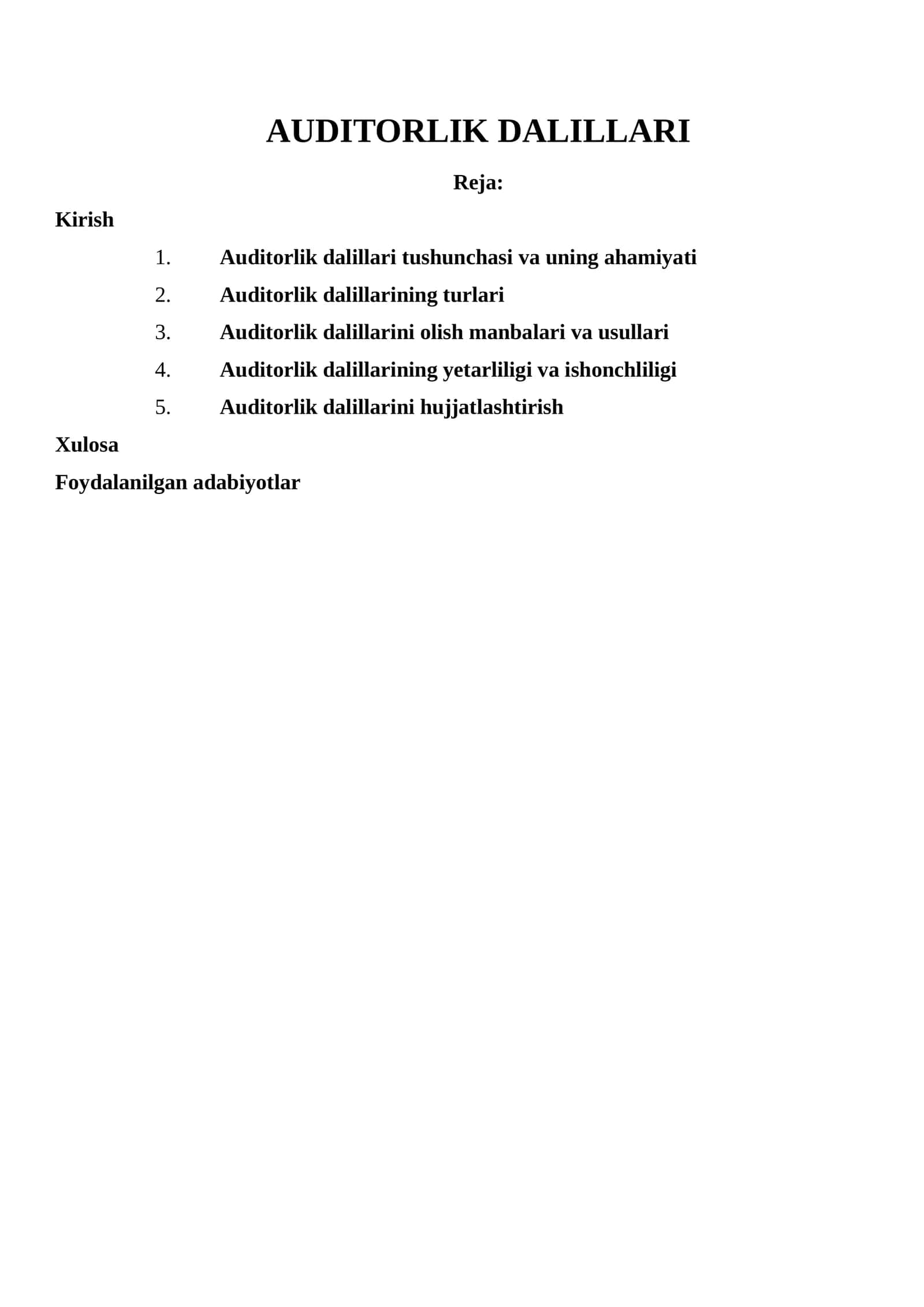AUDITORLIK DALILLARI 1