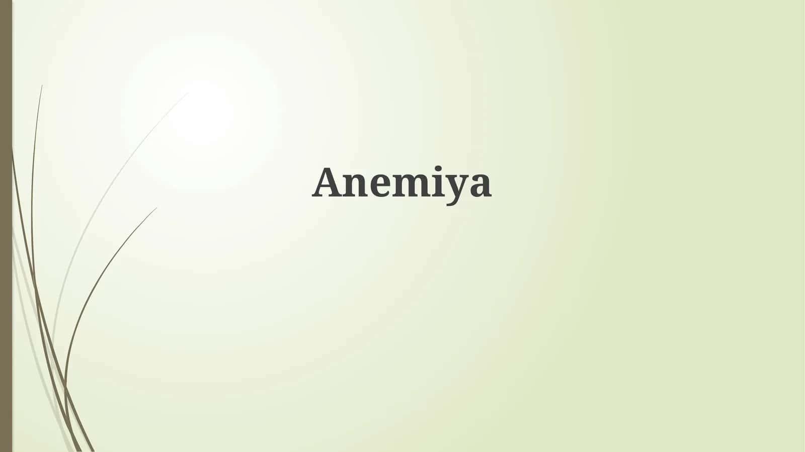 Gemolitik anemiya 1