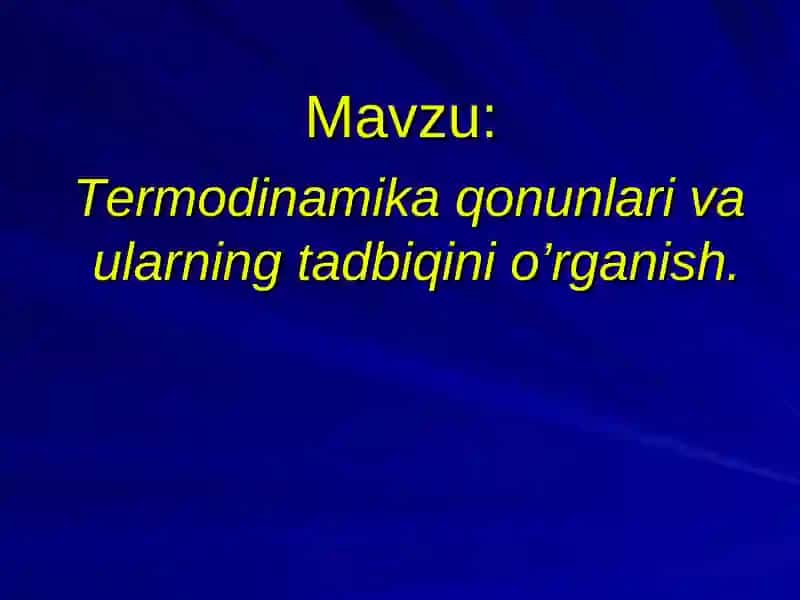 Termodinamika 1