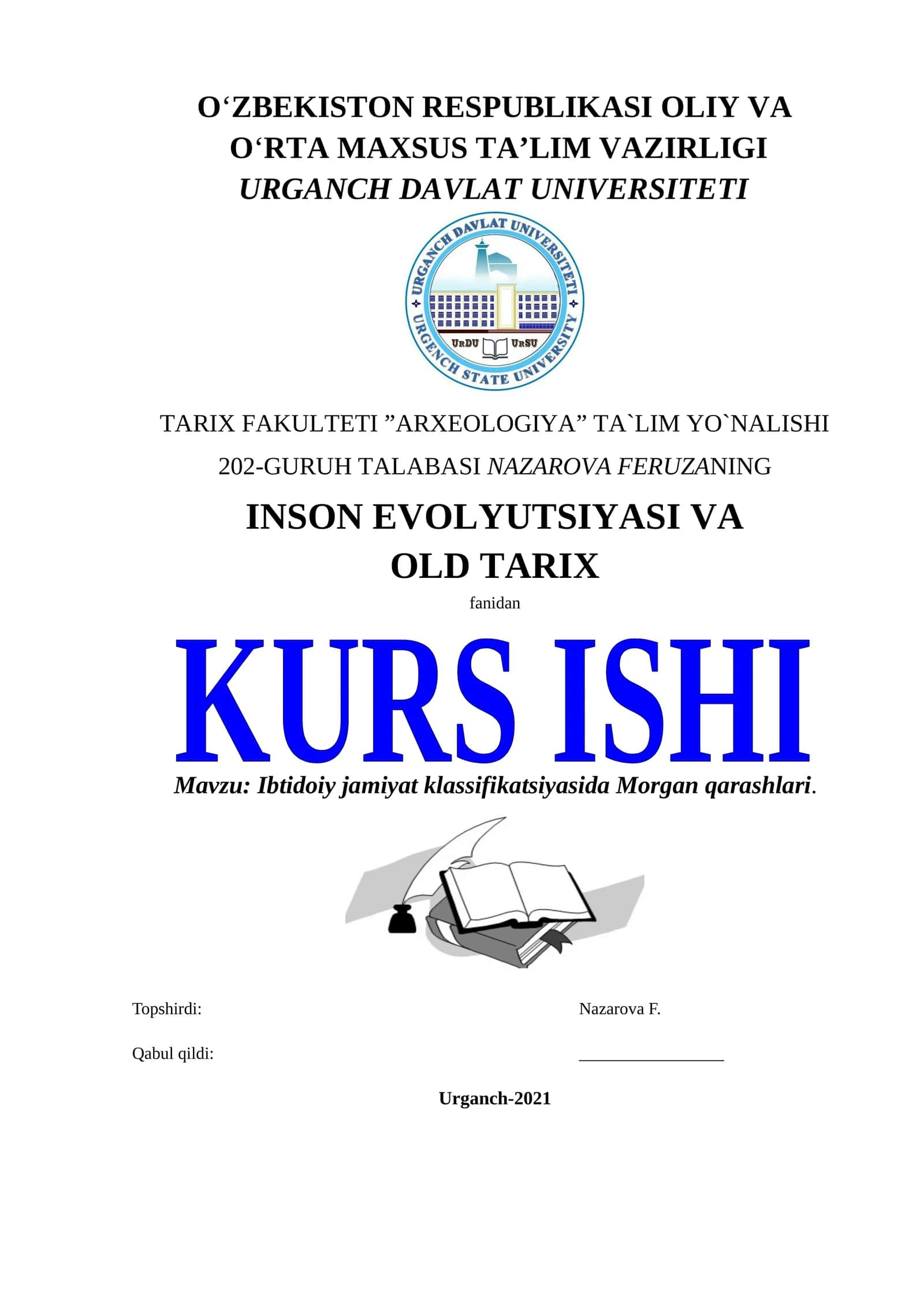 Ibtidoiy jamiyat klassifikatsiyasida Morgan qarashlari 1