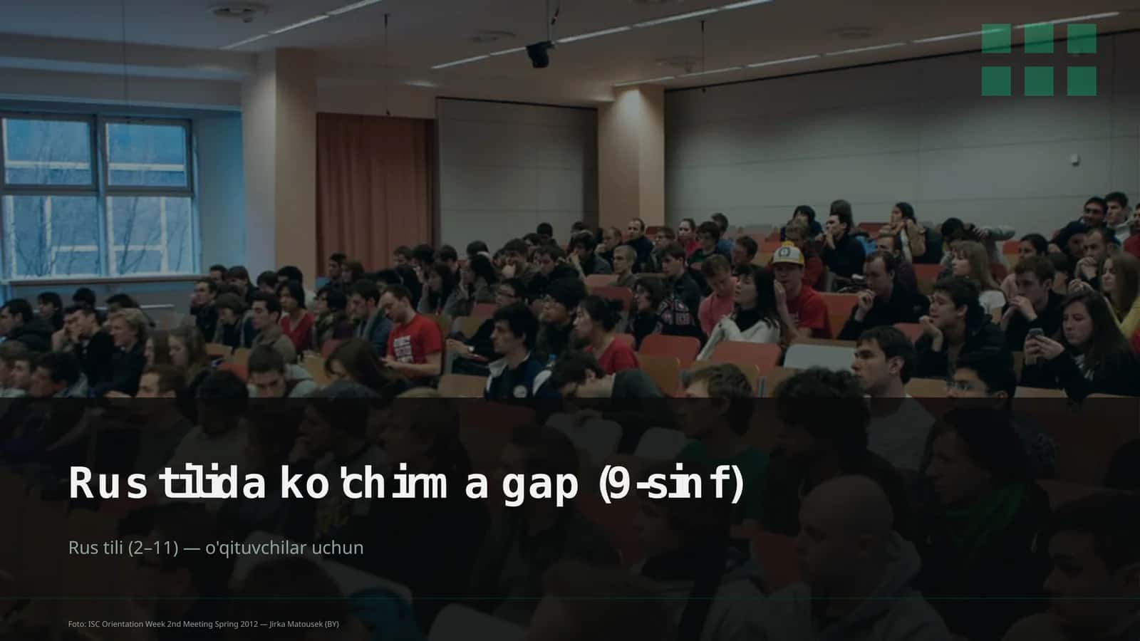 Rus tilida ko'chirma gap (9-sinf) 1