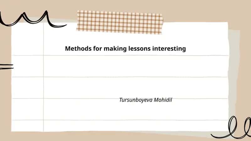 Interactive Learning Techniques 1
