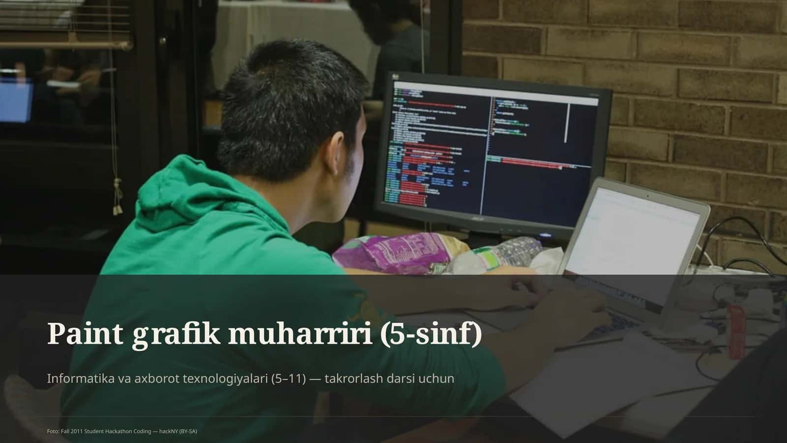 Paint grafik muharriri (5-sinf) 1