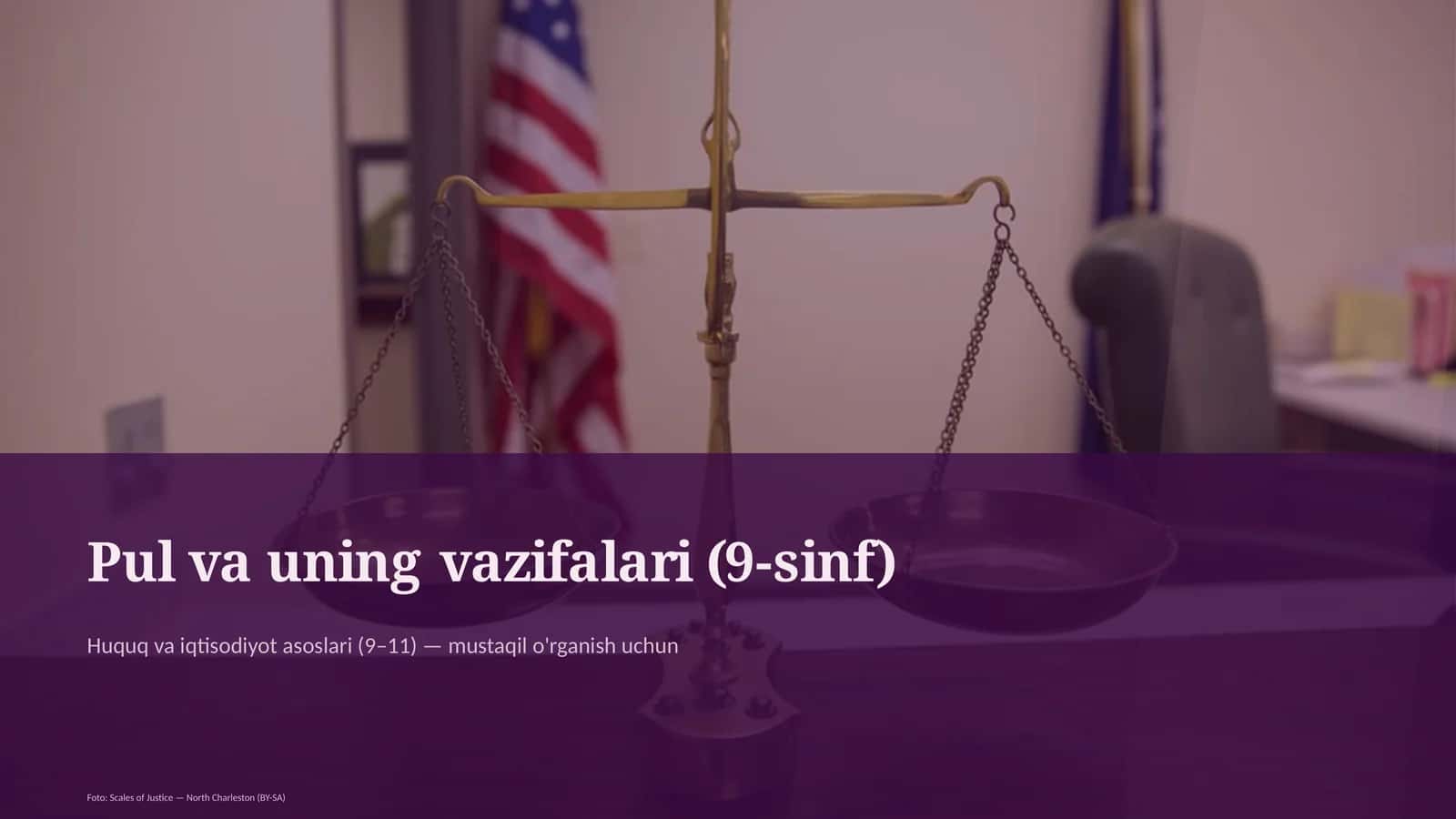 Pul va uning vazifalari (9-sinf) 1