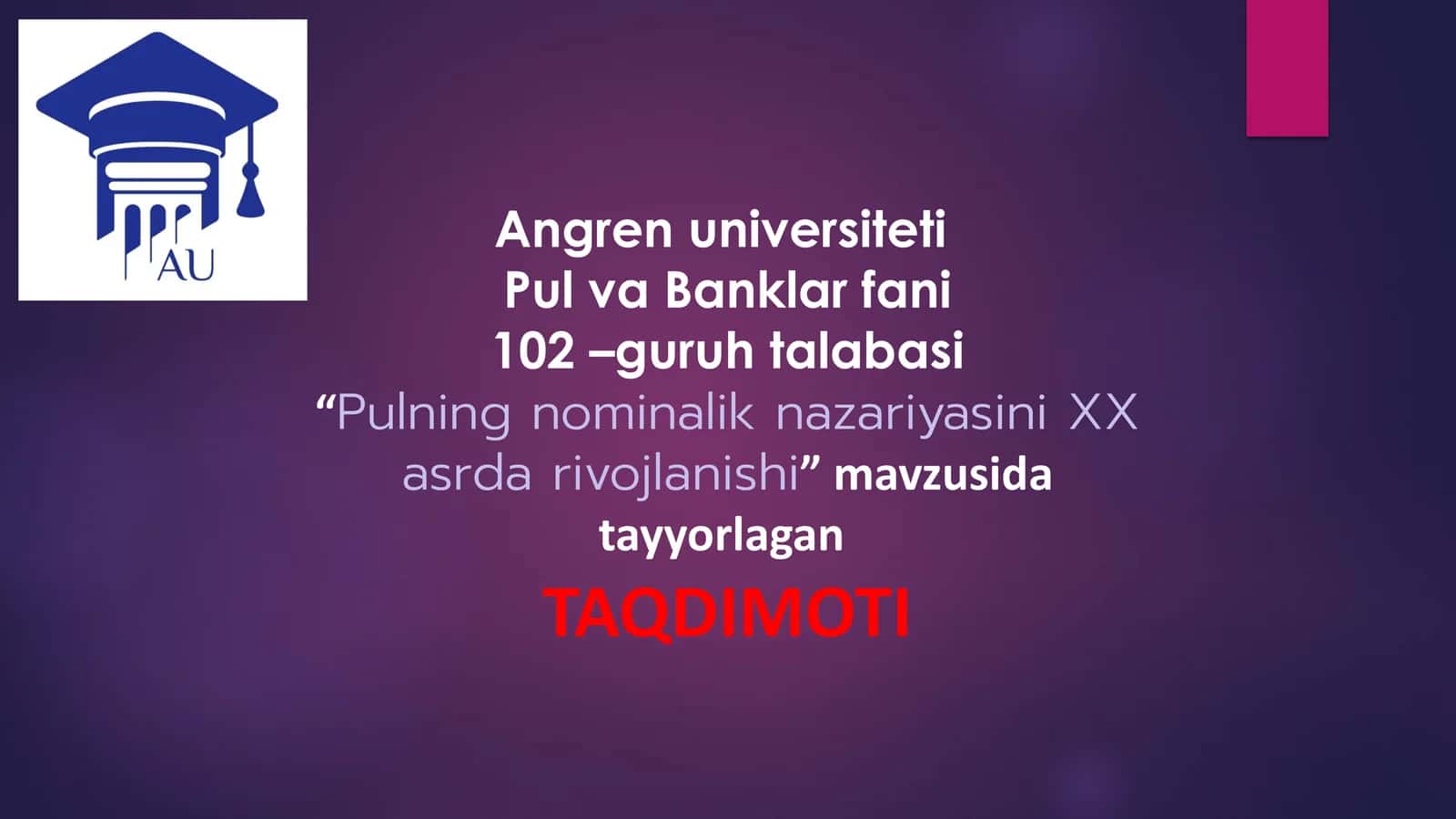 Angren universiteti 1
