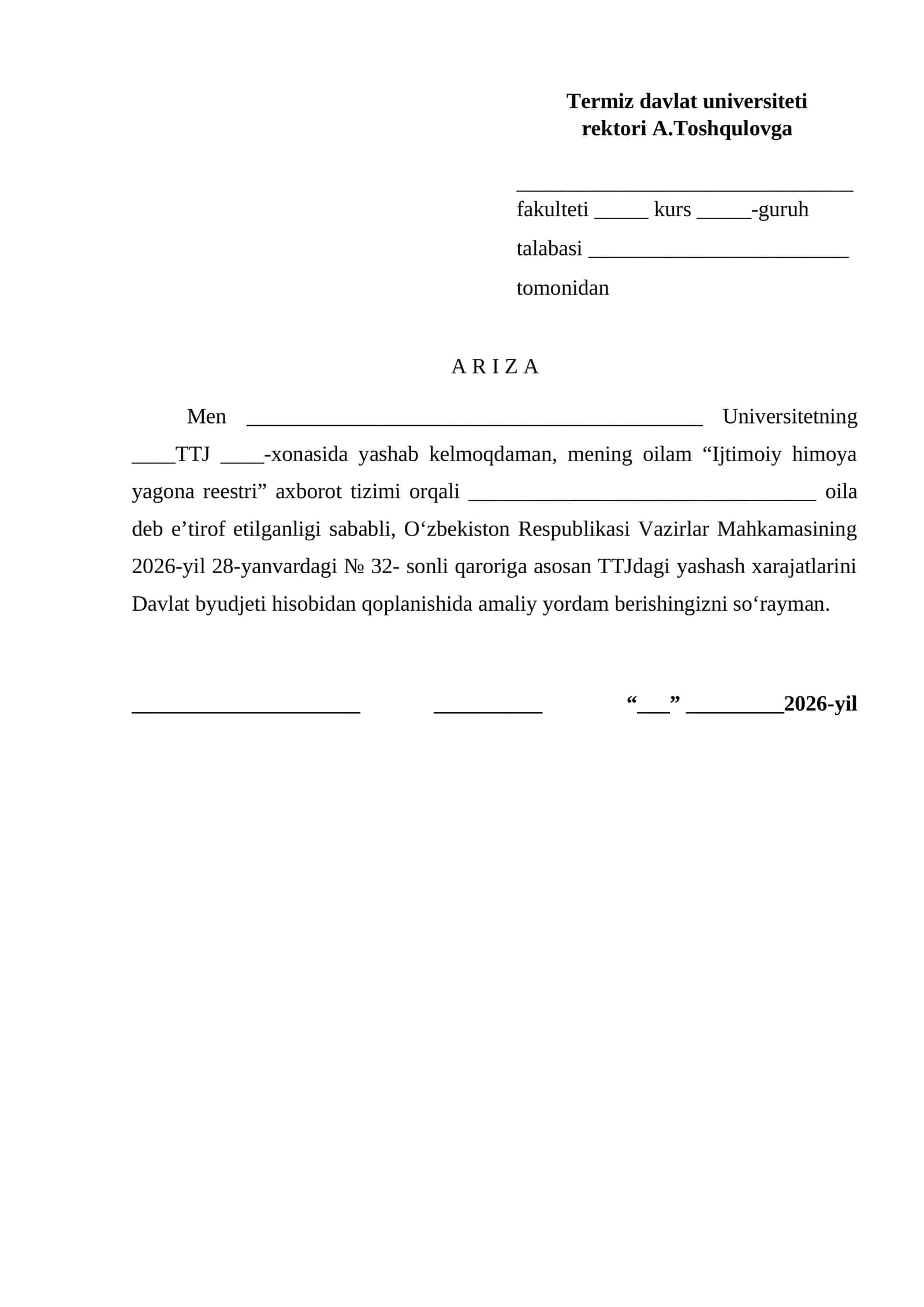 TTJdagi yashash xarajatlarini Davlat byudjeti hisobidan qoplanishida amaliy yordam 1