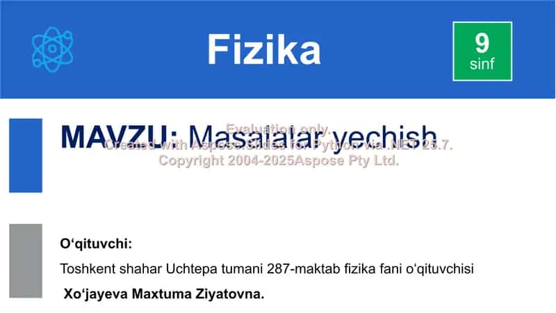 Qanday temperaturadagi vodorod molekulalarining o‘rtacha kvadratik tezligi 580 K temperaturadagi geliy gazi molekulalarining o‘rtacha kvadratik tezligiga teng bo‘ladi? 1