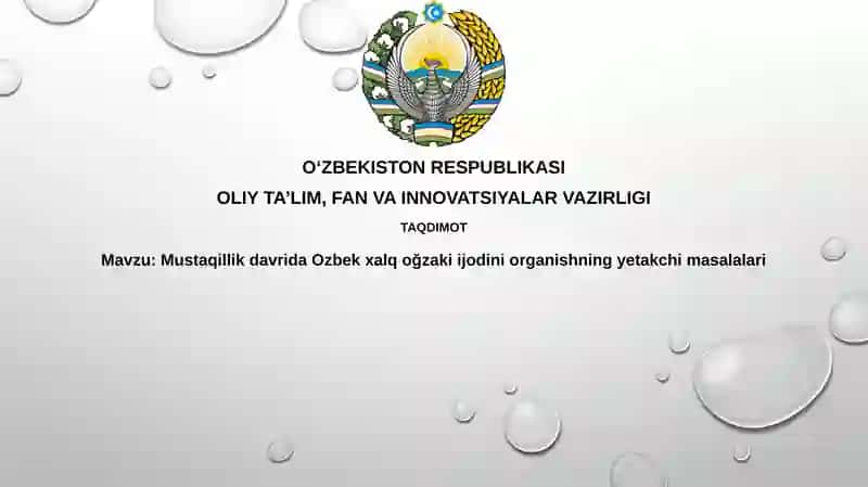 Mustaqillik davri folklor manbashunosligi 1