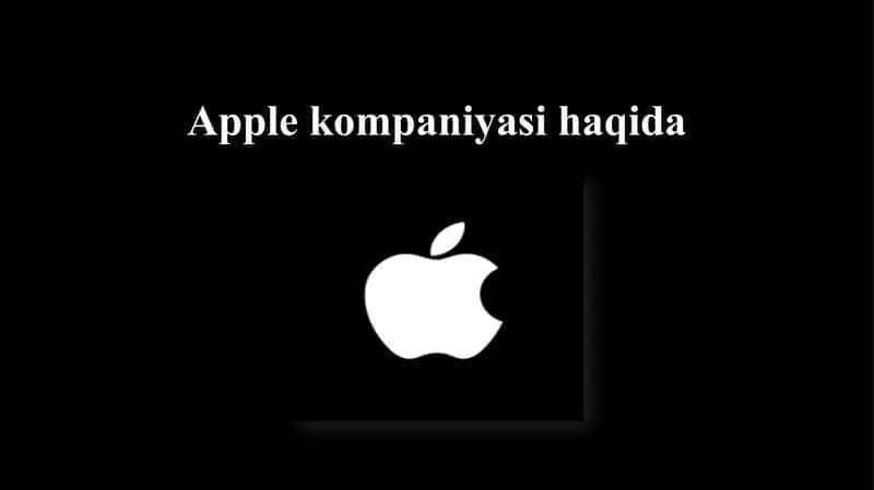 Apple kompaniyasi haqida 1
