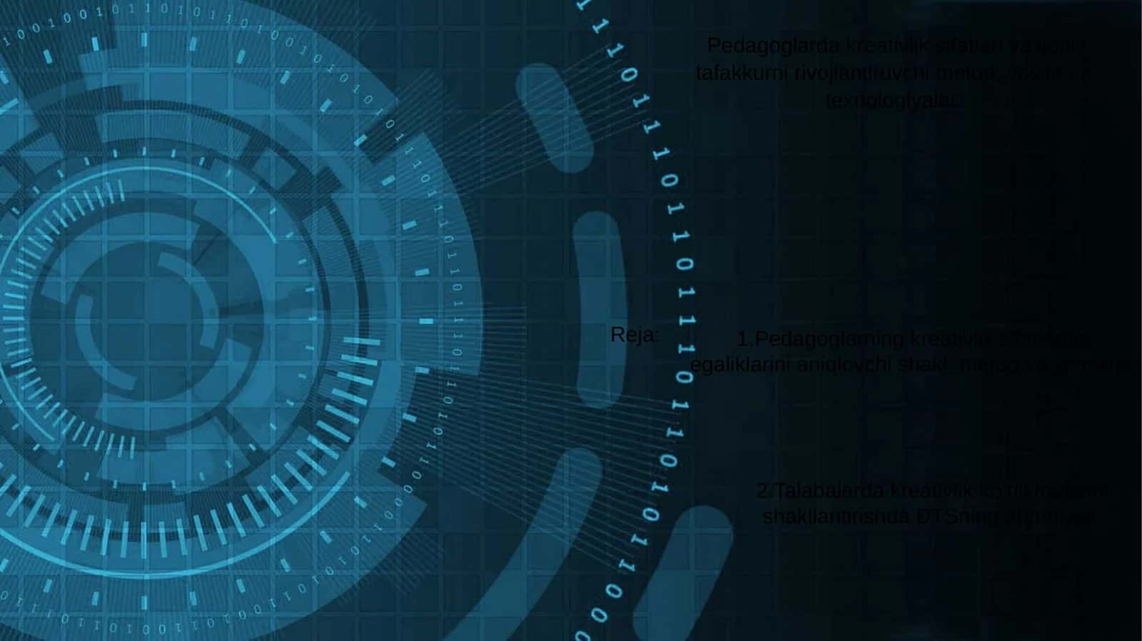 Pedagoglarda kreativlik sifatlari va ijodiy tafakkurni rivojlantiruvchi metod, vosita va texnologiyalar 1
