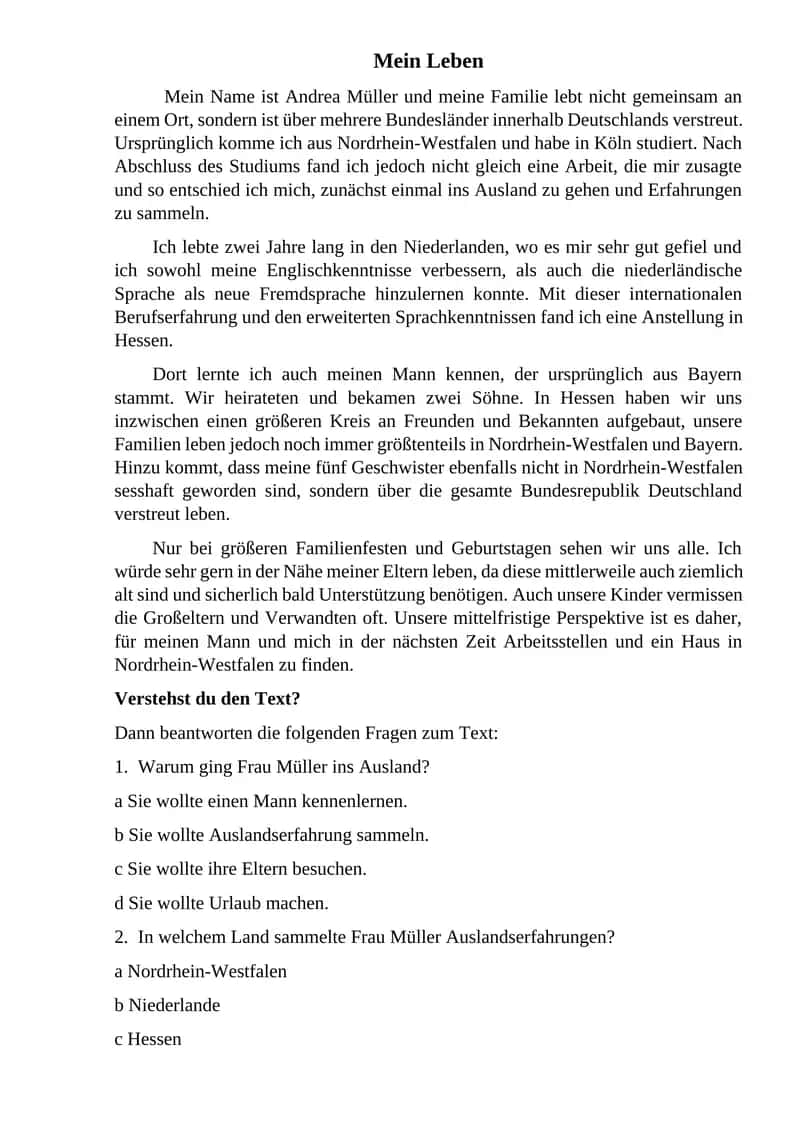 Mein Leben 1