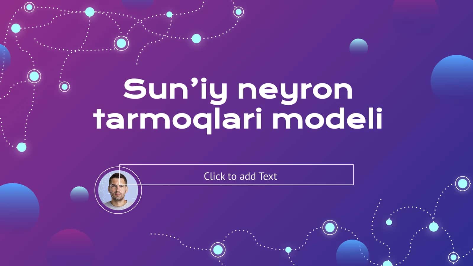 Sun’iy neyron tarmoqlari modeli 1