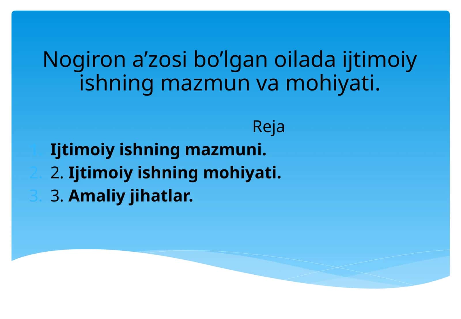 Nogirona’zo sibo’lga noiladai jtimoiyishning maz mun va mohiyati 1