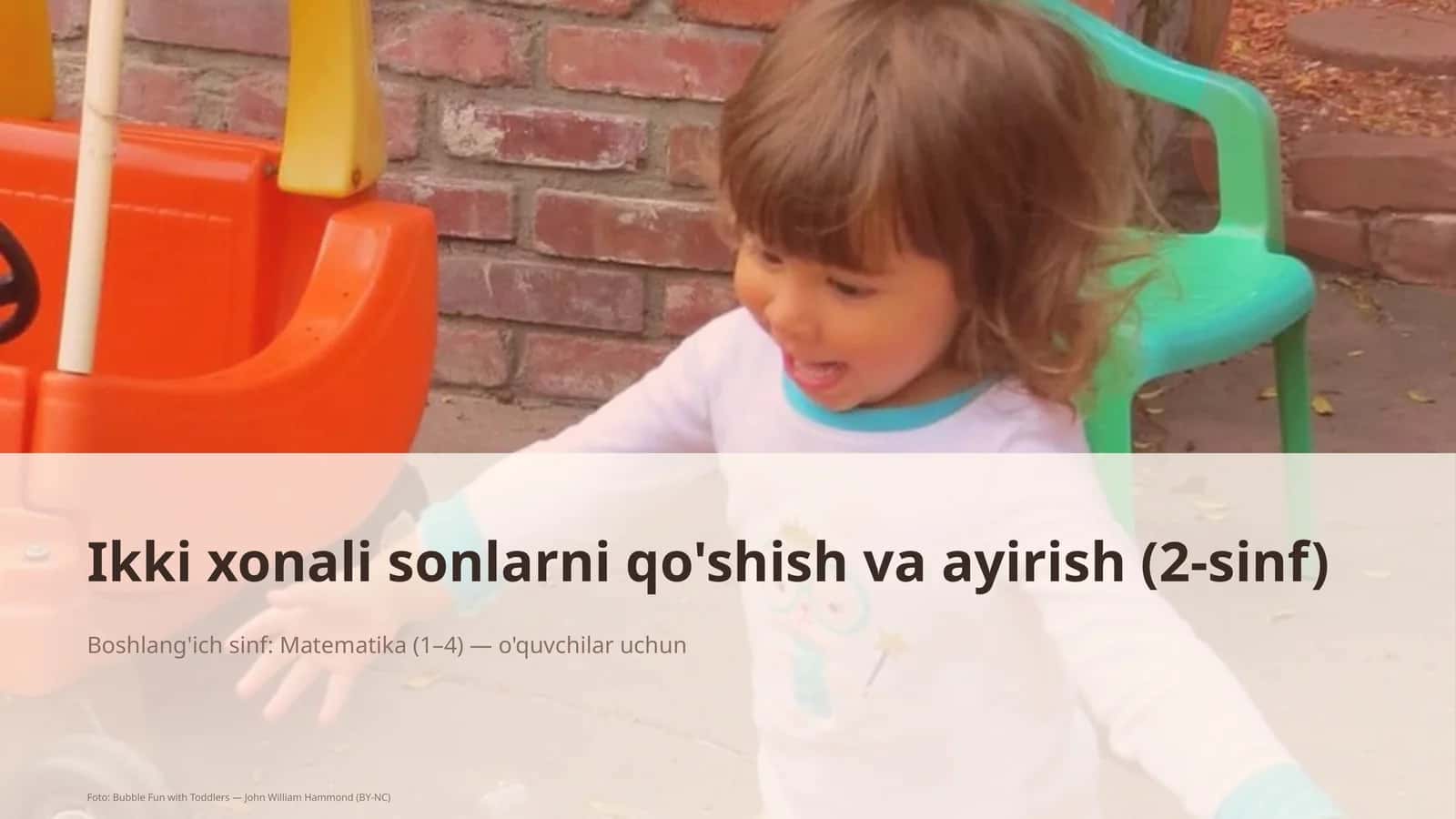 Ikki xonali sonlarni qo'shish va ayirish (2-sinf) 1