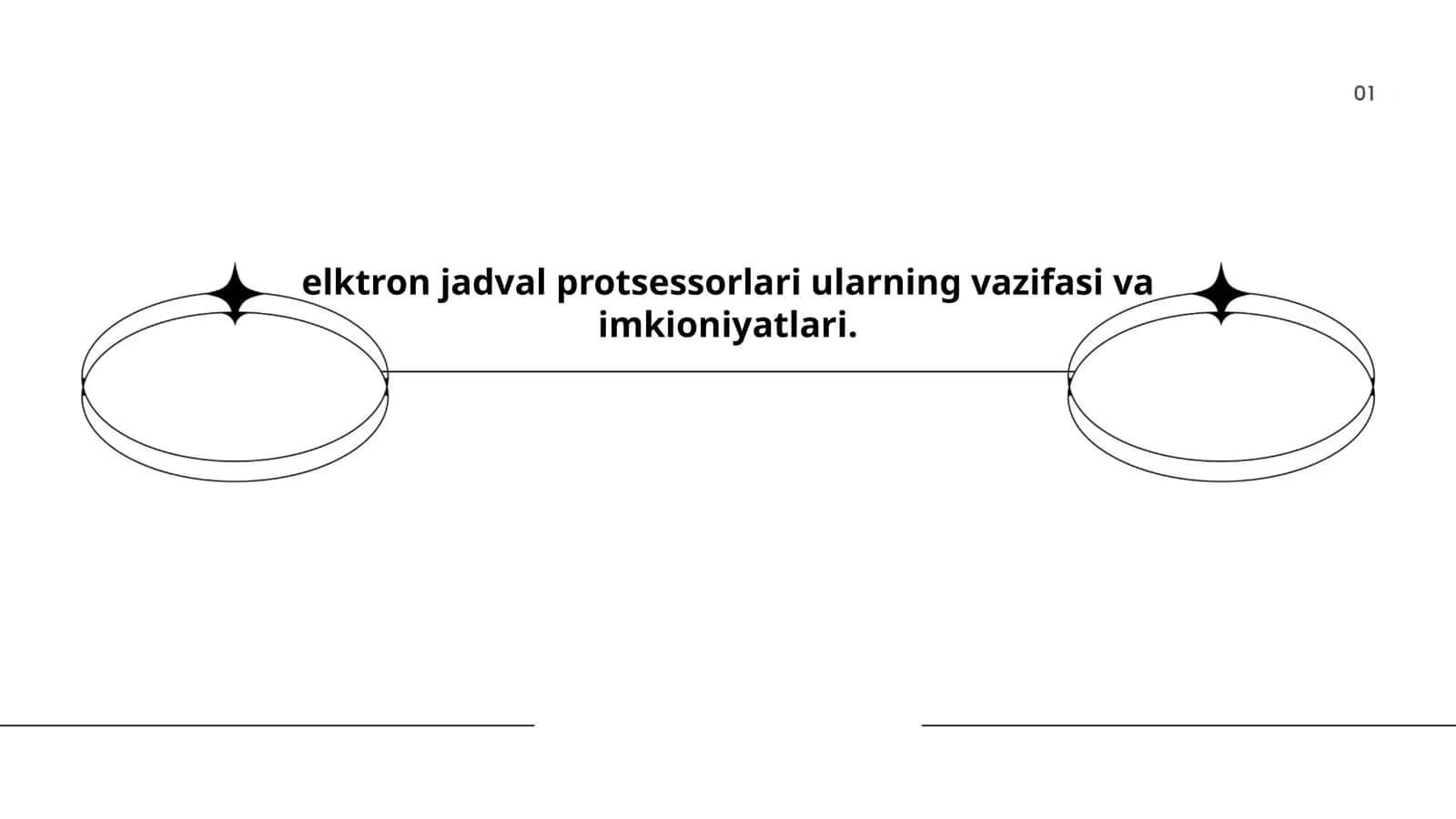 Elektron jadval protsessorlari 1