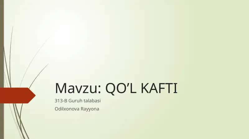 QO’L KAFTI 1