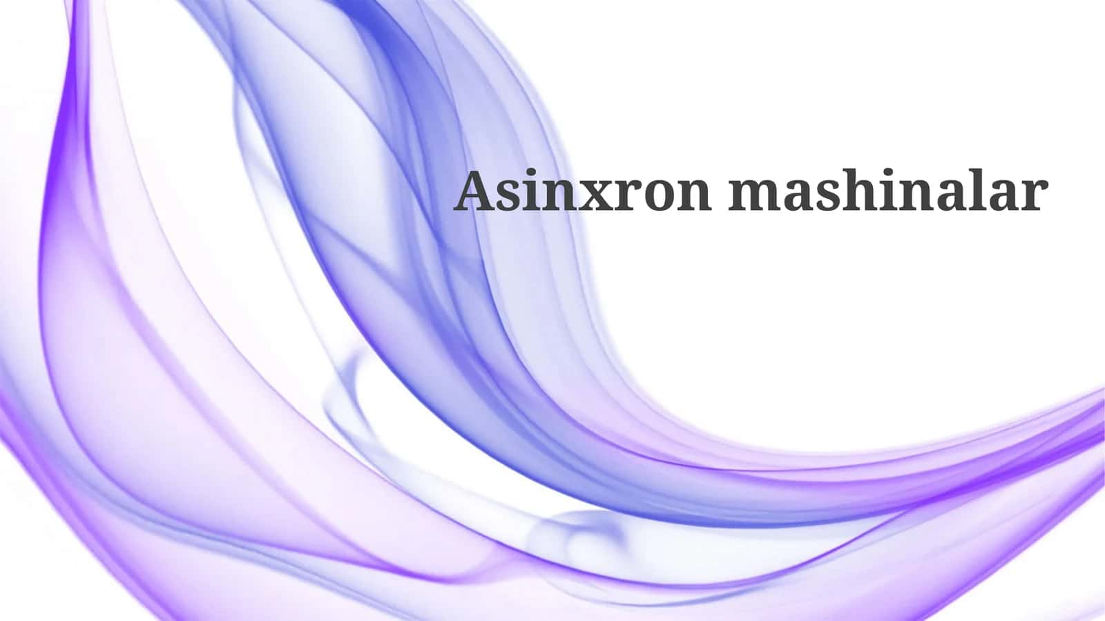 Asinxronmashinalar 1