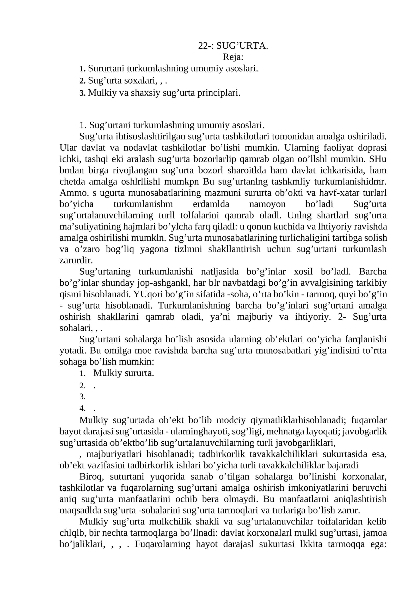 Sug’urta 1