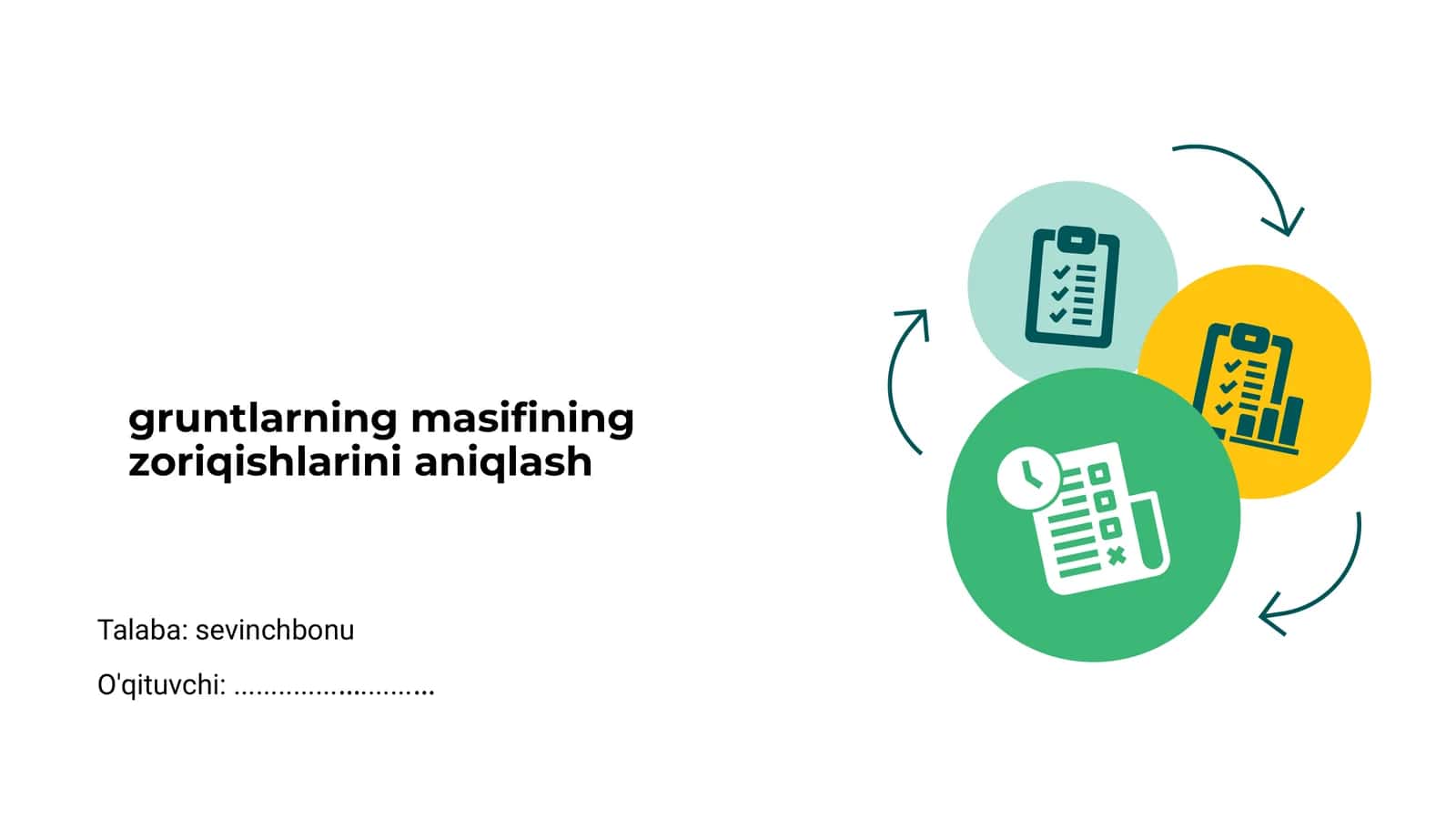 Gruntlarning masifining zoriqishlarini aniqlash 1