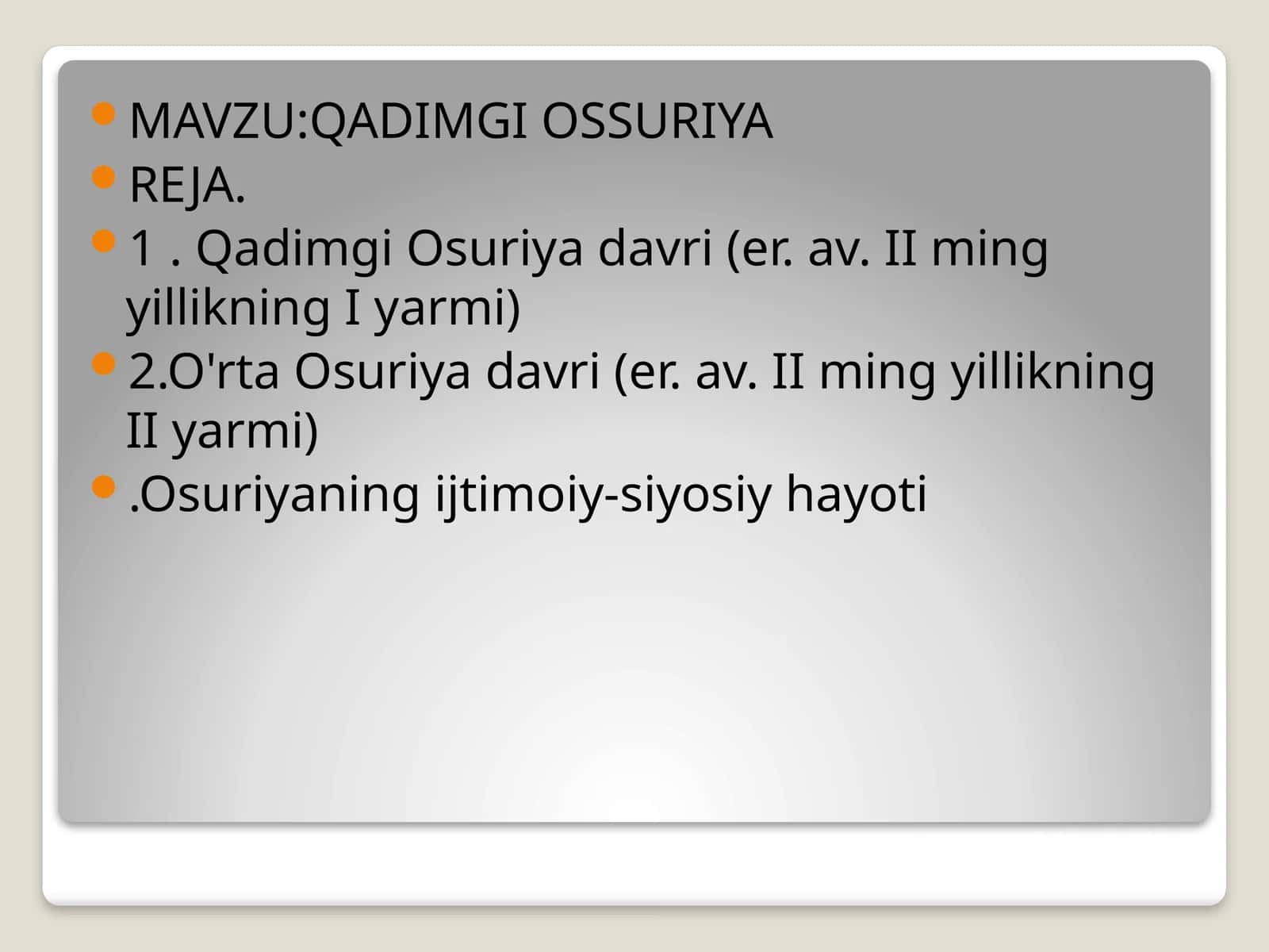 QADIMGI OSSURIYA 1