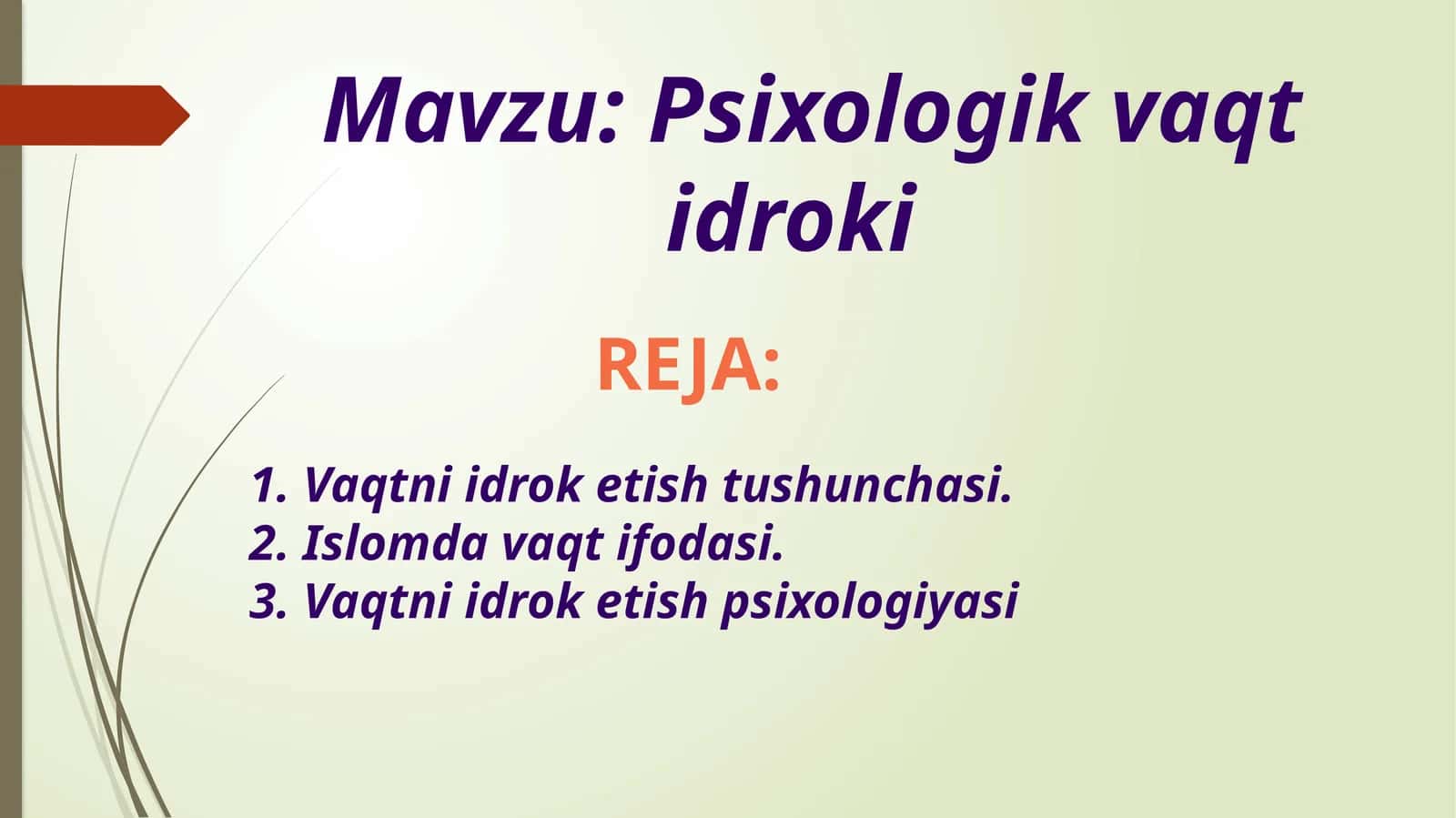 Psixologik vaqt idroki 1