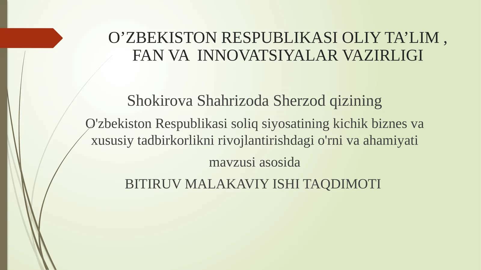 BMI ZASHITA UCHUN SLAYD 1