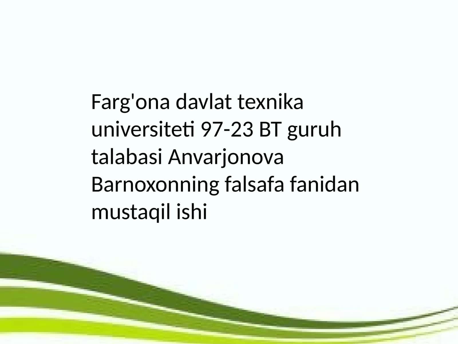 Noklassik ontologiyaning yo‘nalishlari va mohiyati 1