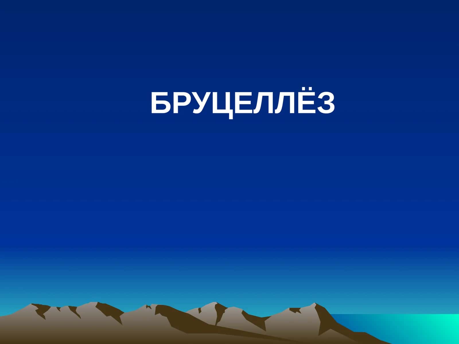 Бруцеллёз 1