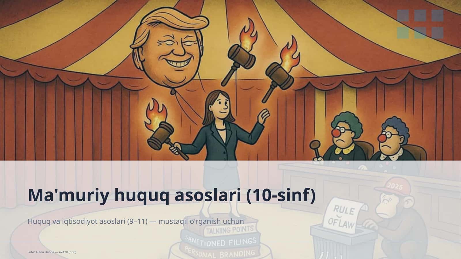 Ma'muriy huquq asoslari (10-sinf) 1